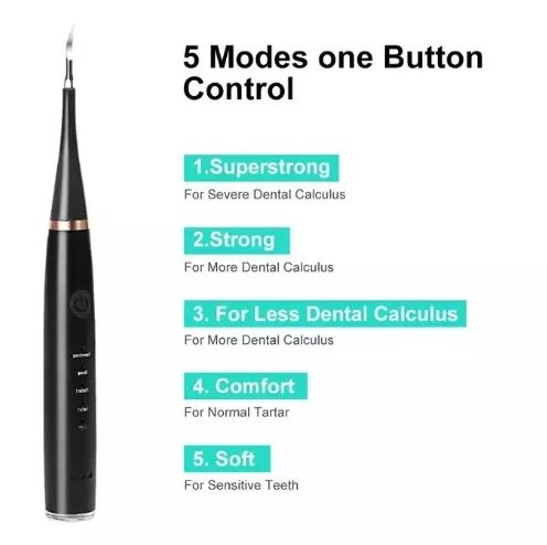 6-in-1 Ultrasonic Teeth Cleaner & Scaler