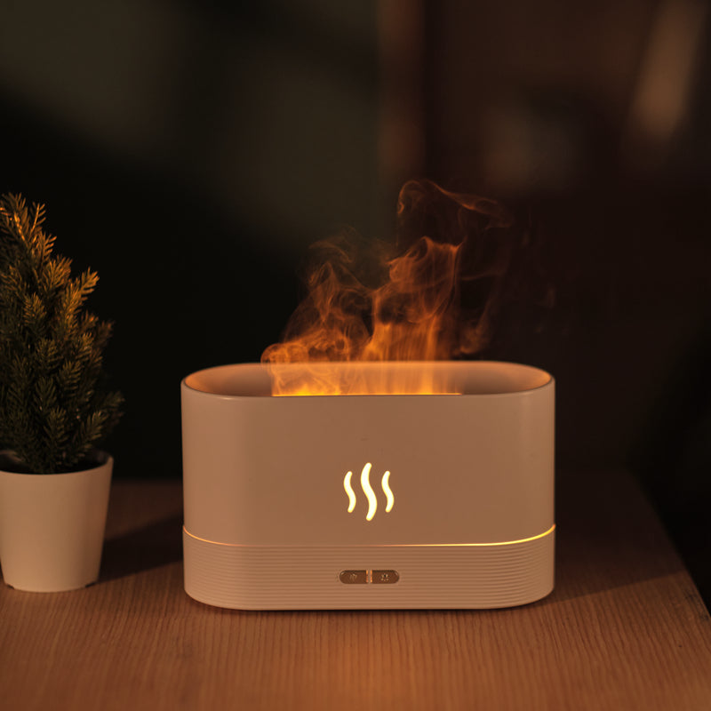 Humidi-Fire: 2-in-1 Lamp & Humidifier